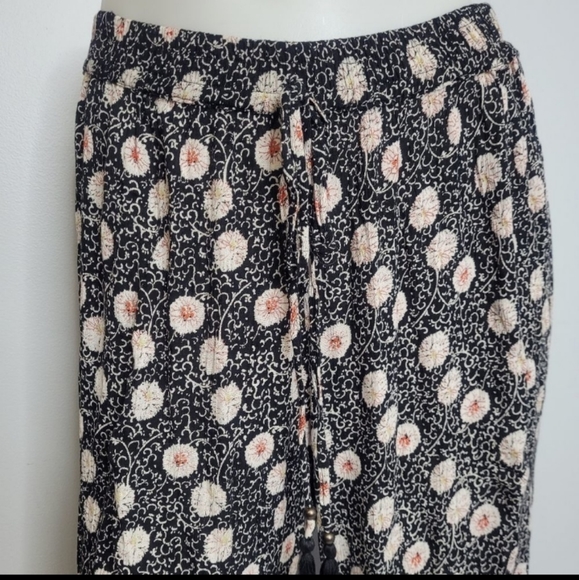 Angie Flare Ruffle BOHO Pants Size Large - Picture 4 of 9